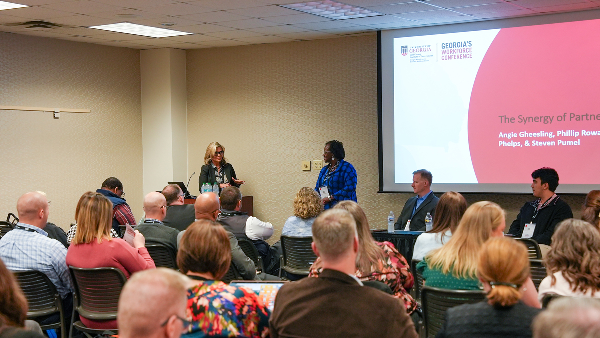 Breakout session with speaker and attendees at the 2024 Workforce Conference.